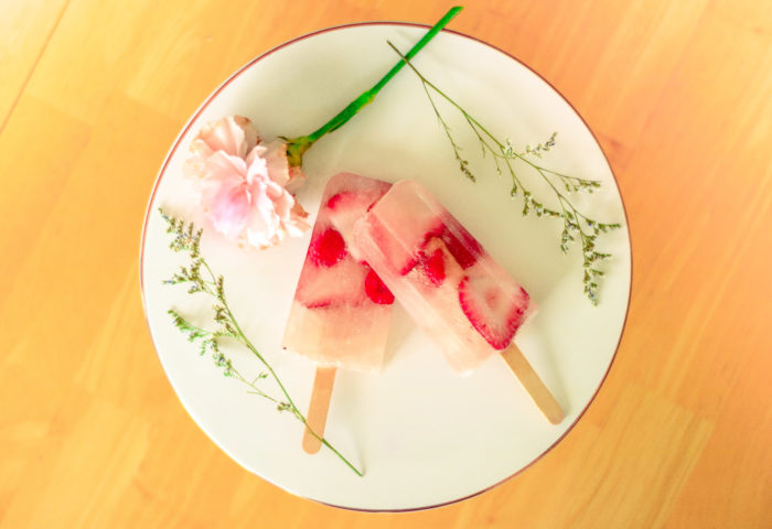 Fruity Rosé Popsicles