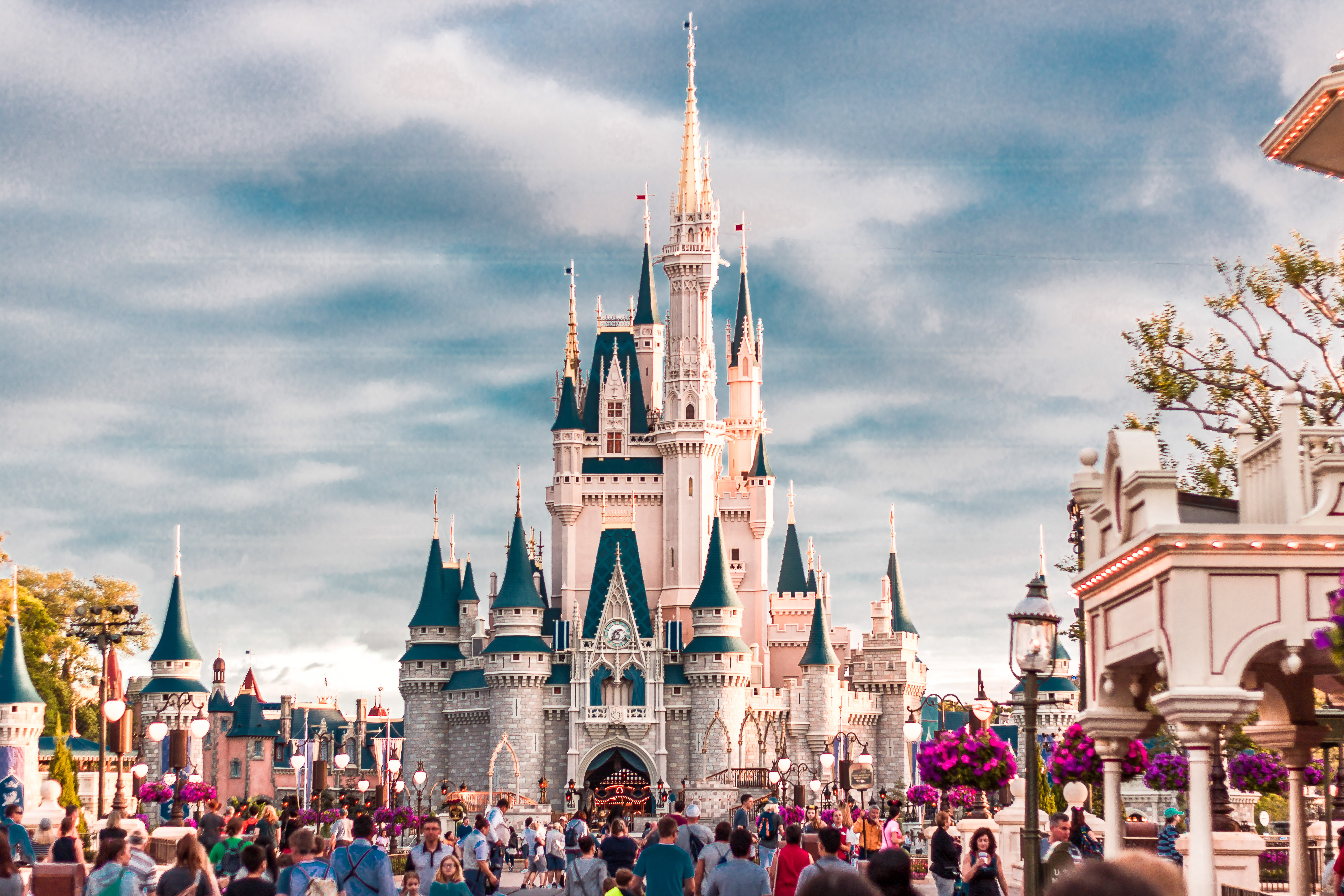 Cinderella Castle at Walt Disney World in Orlando, Florida