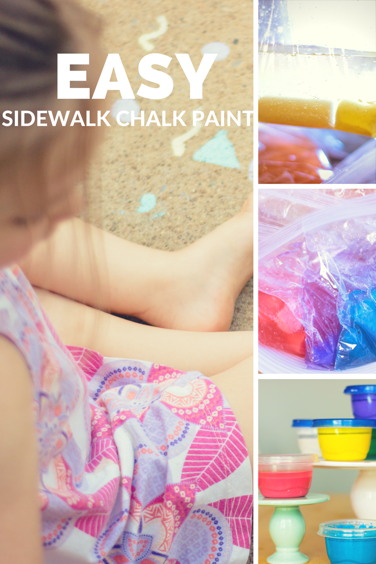 Easy Sidewalk Chalk Paint Pin