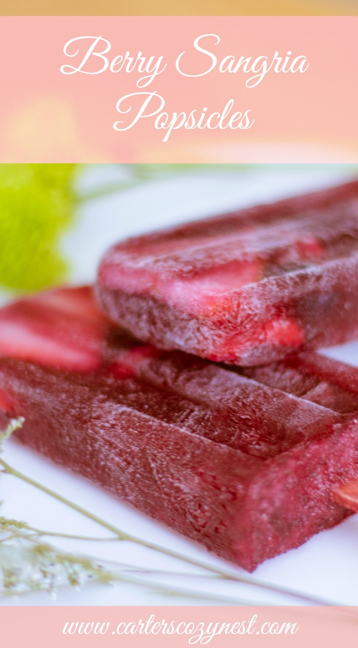 Berry Sangria Popsicles