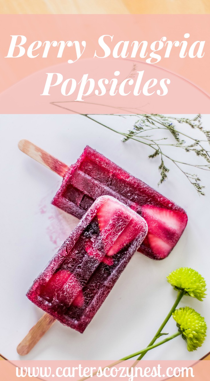 Berry Sangria Popsicles