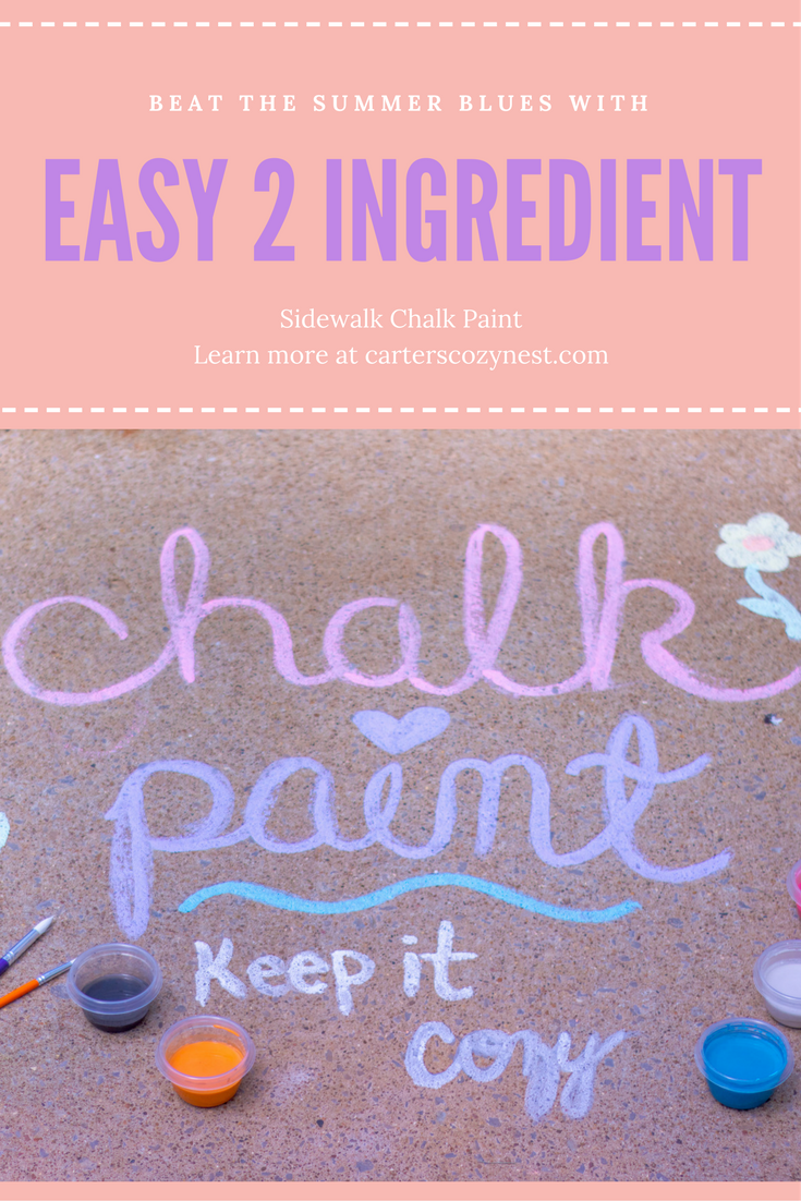 Sidewalk Chalk Paint Pinterest Image